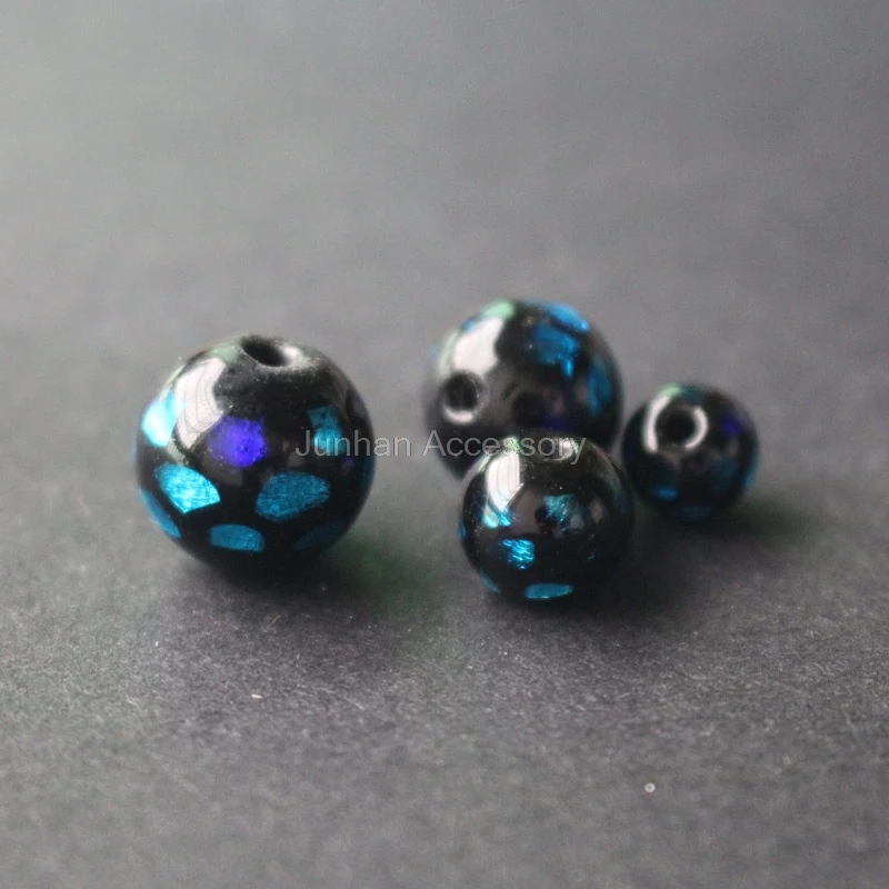 8mm 10mm 12mm 14mm Handmade Lampwork Beads Japanese style Foil Beads Black with Blue foil for jewelry making
8mm 10mm 12mm 14mm Handmade Lampwork Beads Japanese style Foil Beads Black with Blue foil for jewelry making