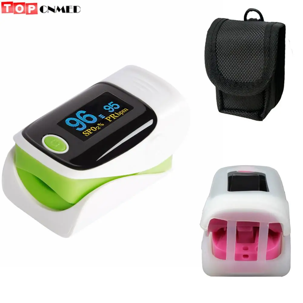 Pulse Oximeter SPO2 PR Blood Oxygen Saturation Monitor OLED Display Alarm Beep Oximetro de pulso+Bag/Rubber/Case Optional
Pulse Oximeter SPO2 PR Blood Oxygen Saturation Monitor OLED Display Alarm Beep Oximetro de pulso+Bag/Rubber/Case Optional