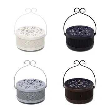 1pcs Rrtro Iron Hollow Aromatherapy Mosquito-repellent Incense Burner Safe Fire Prevention Coil Tray Box For Home Office
1pcs Rrtro Iron Hollow Aromatherapy Mosquito-repellent Incense Burner Safe Fire Prevention Coil Tray Box For Home Office