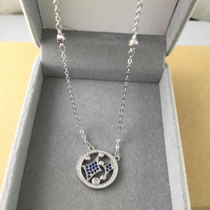 Korean Round Geometry Irregular Pendant 925 Sterling Silver Temperament Personality Fashion Female Necklace SNE139
Korean Round Geometry Irregular Pendant 925 Sterling Silver Temperament Personality Fashion Female Necklace SNE139