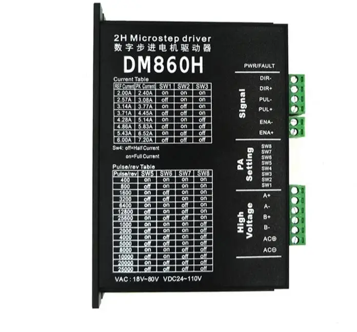 DMA860H original genuine for 57 and 86 stepper motor driver can replace MA860H M860
DMA860H original genuine for 57 and 86 stepper motor driver can replace MA860H M860