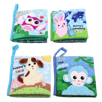 Cloth Books Soft Newborn Baby Toys Cute Cartoon Animal Rabbit Dog Toddlers Infant Development Children Educational Toy
Cloth Books Soft Newborn Baby Toys Cute Cartoon Animal Rabbit Dog Toddlers Infant Development Children Educational Toy