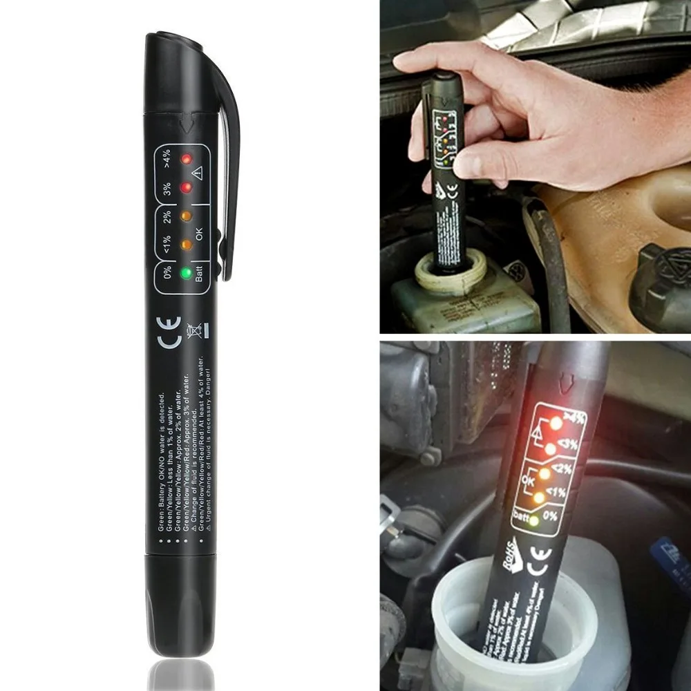 Brake Fluid Tester Auto Car Shop Tools Diagnostic Testing Tool Auto Brakes Calibrated Tester for DOT3 DOT4 DOT5
Brake Fluid Tester Auto Car Shop Tools Diagnostic Testing Tool Auto Brakes Calibrated Tester for DOT3 DOT4 DOT5