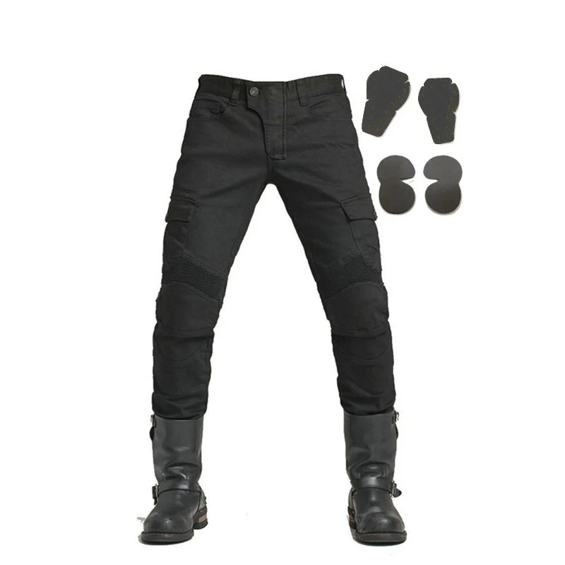 Motorcycle Black Men's Jeans Protective Off-Road Motorbike Riding Racing Tousers with Protection
Motorcycle Black Men's Jeans Protective Off-Road Motorbike Riding Racing Tousers with Protection