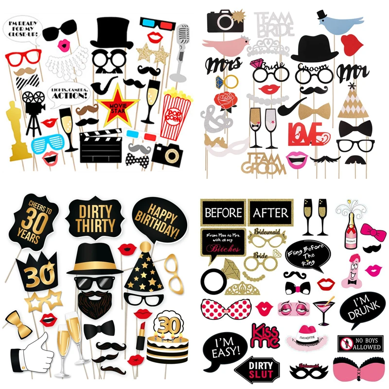 photobooth props for wedding