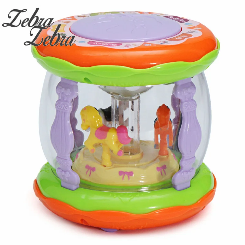 Zebra 10.5 x 10.8cm Plastic Baby Roll Drum Belt 5 Modes Kids Music Instruments Children Carousel LED Toy
Zebra 10.5 x 10.8cm Plastic Baby Roll Drum Belt 5 Modes Kids Music Instruments Children Carousel LED Toy