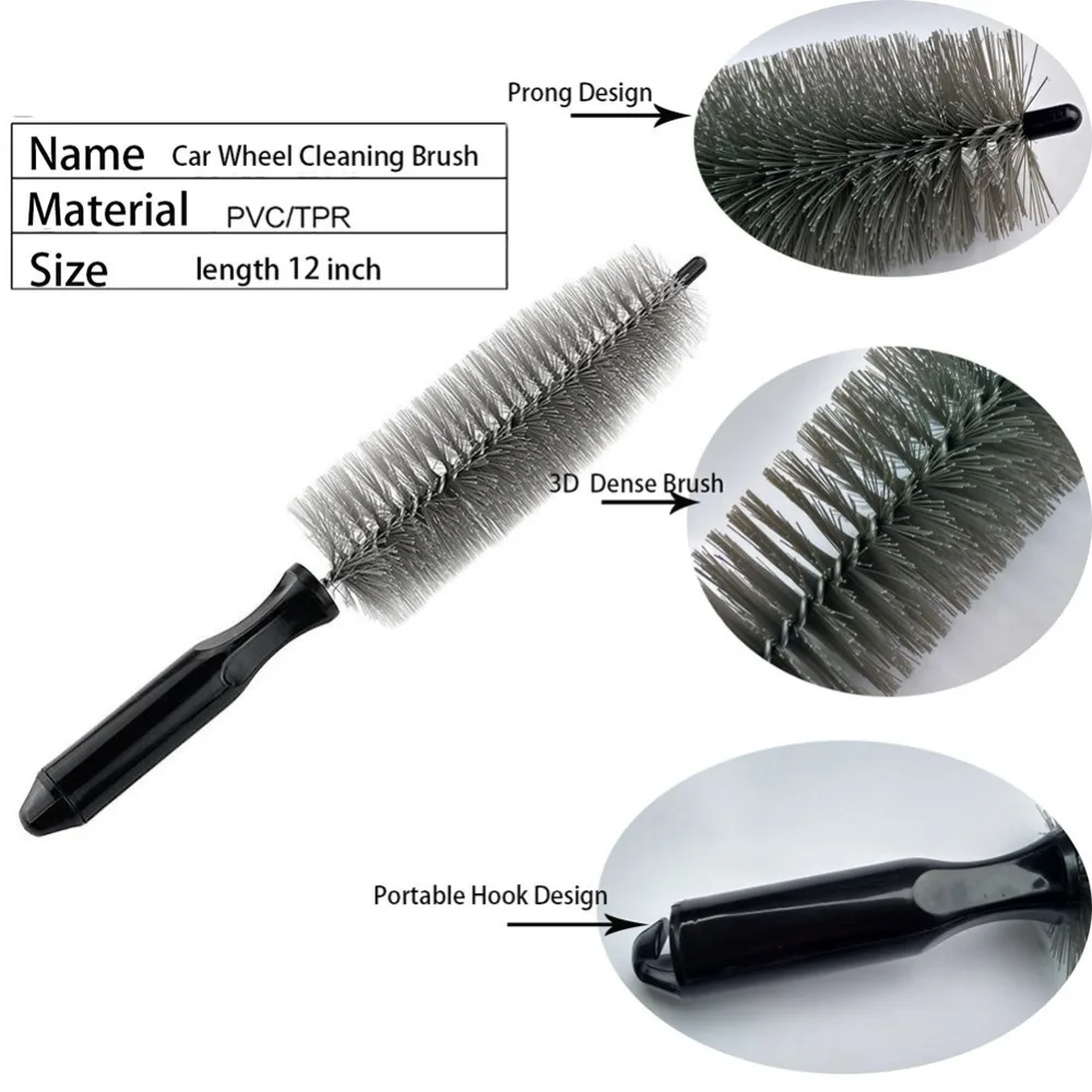 Tire Rim Scrub Cleaning Brush Wheel Hub Handle Wash Cleaning Tool Fits Car Truck Motorcycle Bike A
Tire Rim Scrub Cleaning Brush Wheel Hub Handle Wash Cleaning Tool Fits Car Truck Motorcycle Bike A