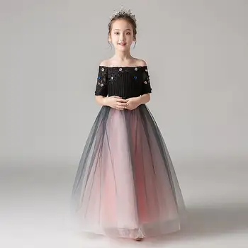 Teenage Girls Elegant Bridesmaid Formal Prom Gown Kids Girls Tulle Appliques Party Dress Children Gauze Princess Vestidos Q122
Teenage Girls Elegant Bridesmaid Formal Prom Gown Kids Girls Tulle Appliques Party Dress Children Gauze Princess Vestidos Q122
