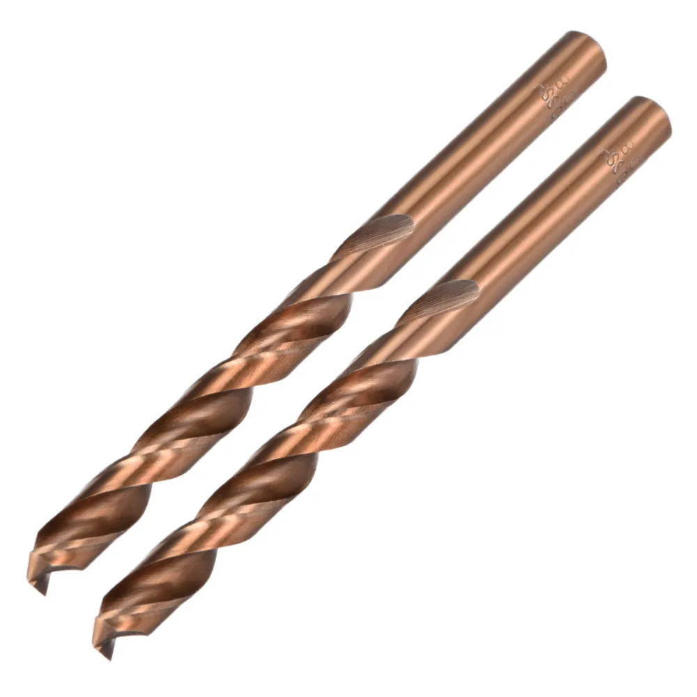 UXCELL 2PCS 7-10mm Twist Drill w Titanium Coated High Speed Steel Bit HSS M35 CO for Steel,Copper,Aluminum Alloy Electric Tools
UXCELL 2PCS 7-10mm Twist Drill w Titanium Coated High Speed Steel Bit HSS M35 CO for Steel,Copper,Aluminum Alloy Electric Tools