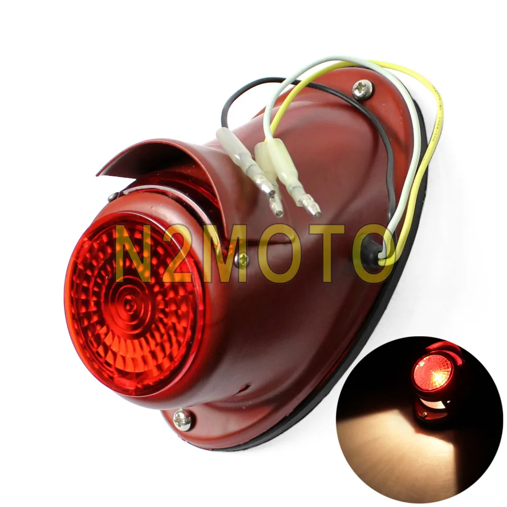 12V Red Retro Motorcycle Taillight Brake Lamp Rear Fender License Plate Light for K750 KS750 Dnepr Ural Sidecar Wehrmacht BW40
12V Red Retro Motorcycle Taillight Brake Lamp Rear Fender License Plate Light for K750 KS750 Dnepr Ural Sidecar Wehrmacht BW40