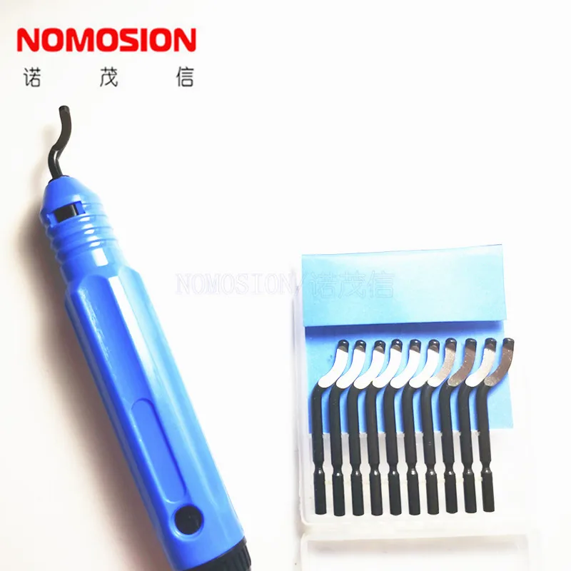 High quality trimming knife, edge cutter, scraper handle, NB1100 deburring, 1PCS + 10PCS stainless steel burr scraper, BS1010
High quality trimming knife, edge cutter, scraper handle, NB1100 deburring, 1PCS + 10PCS stainless steel burr scraper, BS1010