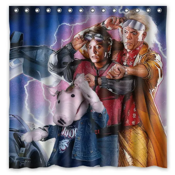 High Quality Polyester Shower Curtain Back to the Future Modern Design Waterproof Fabric Curtains For Bathroom 72*72inch
High Quality Polyester Shower Curtain Back to the Future Modern Design Waterproof Fabric Curtains For Bathroom 72*72inch