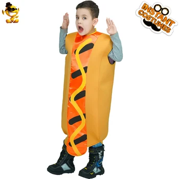 DISPLAY Kid-Hot dog Jumpsuit New Style Kids Food Cosplay Hot dog Costumes for Carnival Halloween Party
DISPLAY Kid-Hot dog Jumpsuit New Style Kids Food Cosplay Hot dog Costumes for Carnival Halloween Party