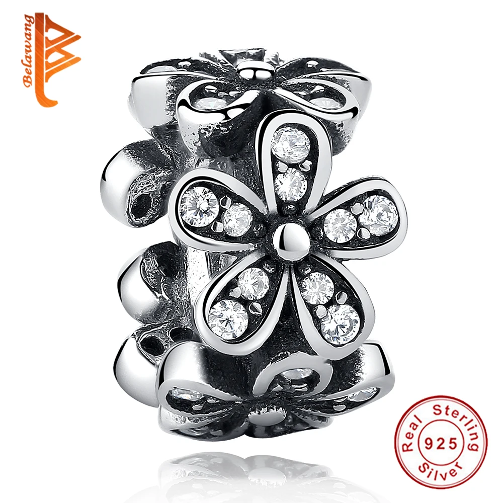 Genuine 100% 925 Sterling Silver Dazzling Daisies Flower & Clear CZ Beads Charms fit Original Bracelets & Bangles DIY Jewelry
Genuine 100% 925 Sterling Silver Dazzling Daisies Flower & Clear CZ Beads Charms fit Original Bracelets & Bangles DIY Jewelry
