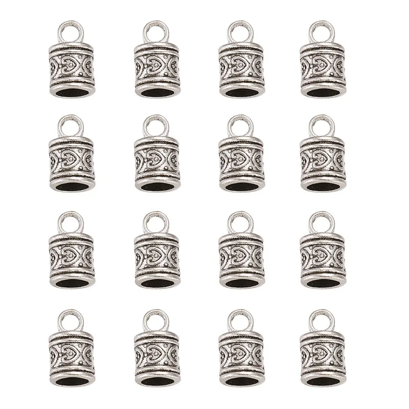 100pcs Antique Silver Alloy Cord Ends Terminators for Jewelry Making DIY Findings Lead Free & Cadmium Free 16x10x7.5mm Hole: 3mm
100pcs Antique Silver Alloy Cord Ends Terminators for Jewelry Making DIY Findings Lead Free & Cadmium Free 16x10x7.5mm Hole: 3mm