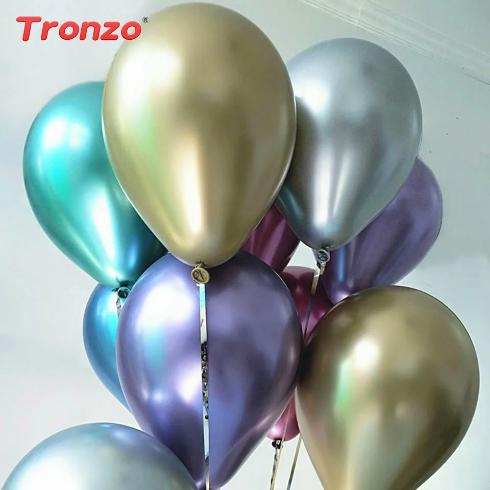 Tronzo Metallic Balloons 10pcs Latex Birthday Balloons Helium Chrome Rose Gold Balloon Birthday Party Decorations Kids Balony
Tronzo Metallic Balloons 10pcs Latex Birthday Balloons Helium Chrome Rose Gold Balloon Birthday Party Decorations Kids Balony