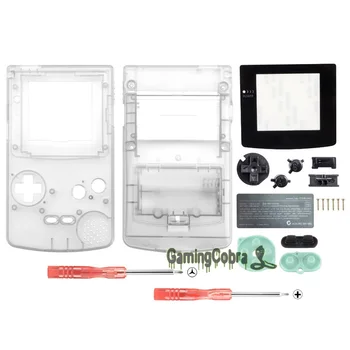 Transparent Full Housing Shell Buttons with Screen Len for Gameboy Color - GBC009
Transparent Full Housing Shell Buttons with Screen Len for Gameboy Color - GBC009