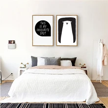New Minimalist Canvas Painting Oil Pictures Cartoon Bear Nursery Posters Black and White POT Art Kids Room Decorations Unframed
New Minimalist Canvas Painting Oil Pictures Cartoon Bear Nursery Posters Black and White POT Art Kids Room Decorations Unframed