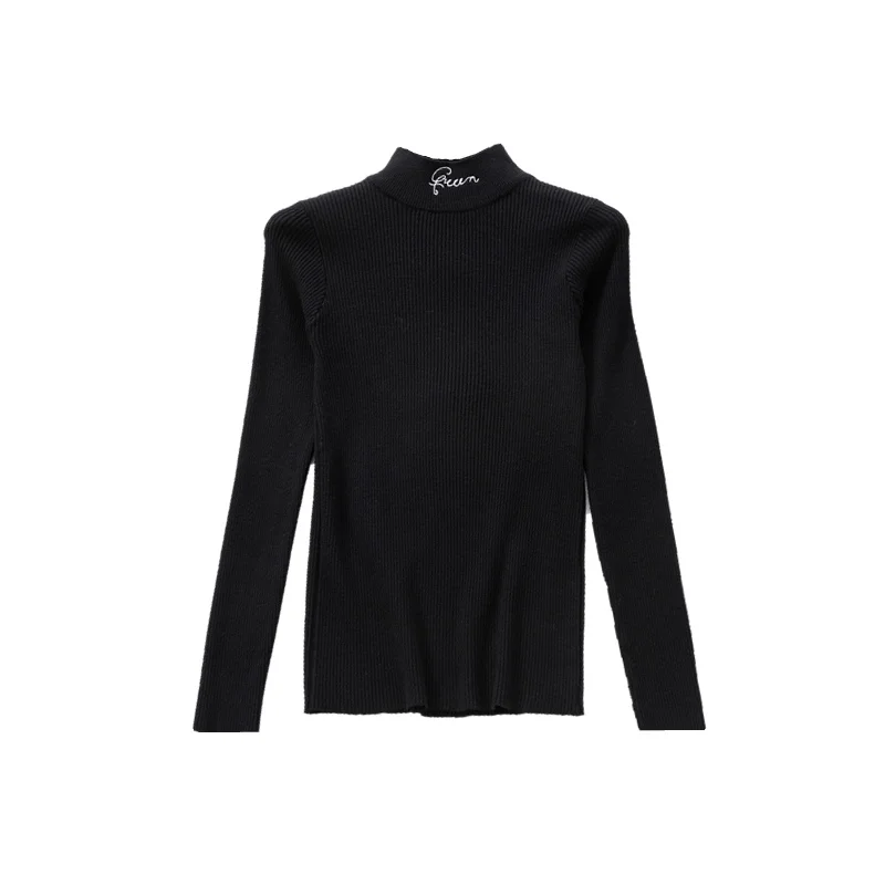 2019 New Spring Autumn Women Knitted Sweater Fashion embroidery Warm Turtleneck Women Casual long sleeved Pullovers And Sweaters
2019 New Spring Autumn Women Knitted Sweater Fashion embroidery Warm Turtleneck Women Casual long sleeved Pullovers And Sweaters