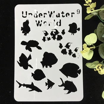 1Pcs 20x14cm Underwater World Fish DIY Layering Stencils Wall Painting Scrapbook Coloring Embossing Album Decorative Template
1Pcs 20x14cm Underwater World Fish DIY Layering Stencils Wall Painting Scrapbook Coloring Embossing Album Decorative Template