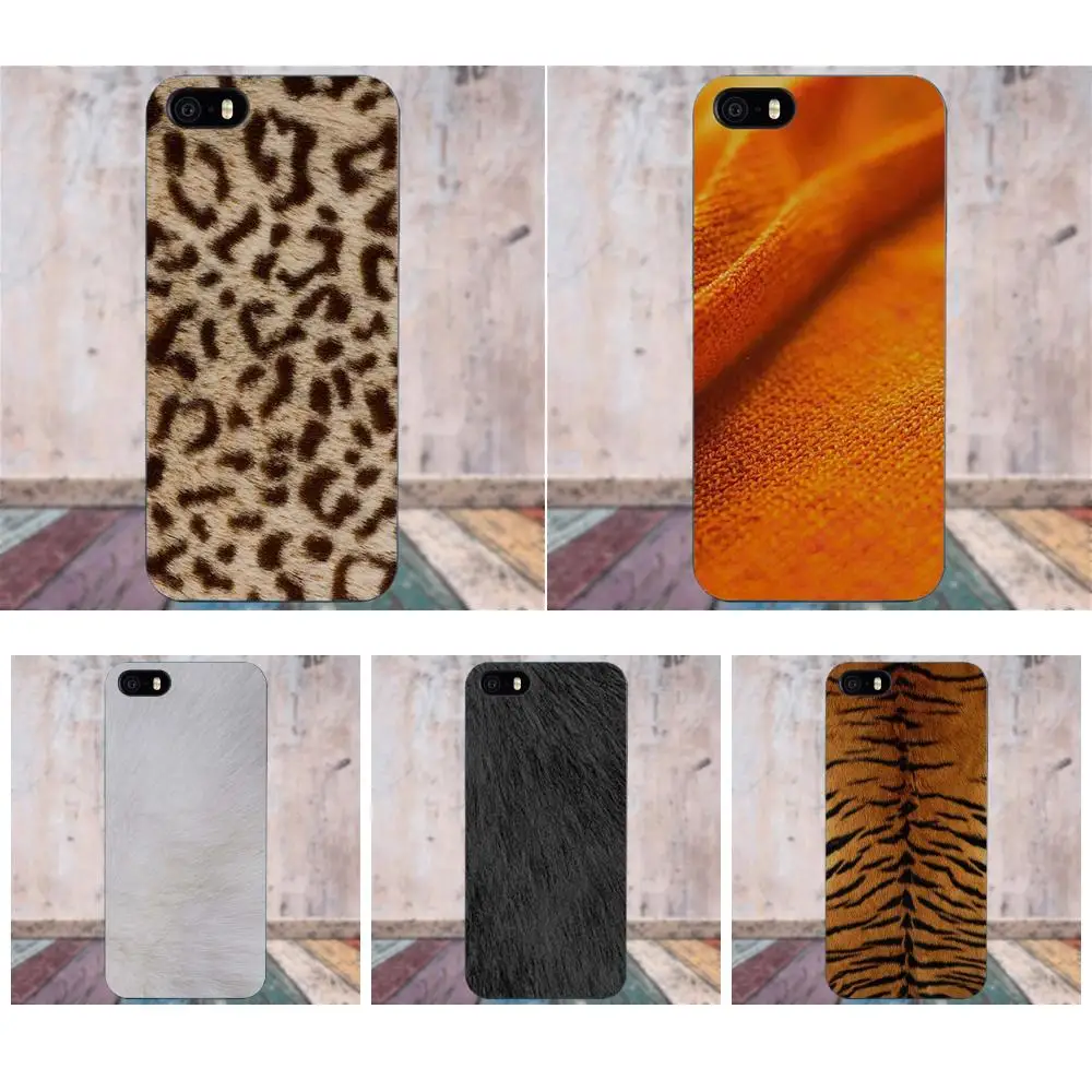 Текстурный рисунок из тигрового меха для Apple iPhone 4 4S 5 5C SE 6 6S 7 8 Plus X For LG G3 G4 G5 G6 K4 K7 K8 K10
