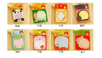 1pcs/ lot Cartoon animals sticky note Post it stick & memo paper bookmark stationery office School supplies message post
1pcs/ lot Cartoon animals sticky note Post it stick & memo paper bookmark stationery office School supplies message post