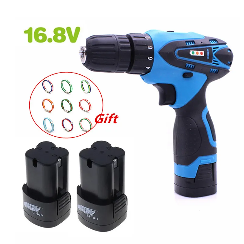 12V 16.8V 21V Two-Speed Electric Screwdriver Rechargeable Battery Dremel Multi-functional Power tool Cordless Electric Drill
12V 16.8V 21V Two-Speed Electric Screwdriver Rechargeable Battery Dremel Multi-functional Power tool Cordless Electric Drill