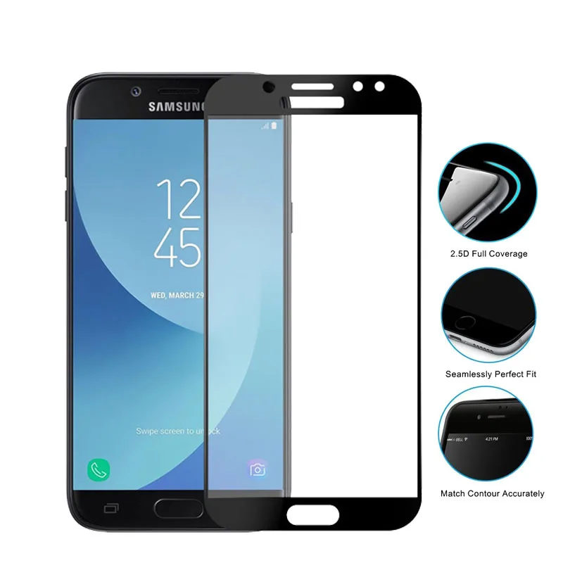 9H закаленное стекло для Samsung Galaxy J4 J6 J7 J8 2018 A8 A6 Plus A5 A7 A9 J2 Pro Чехол Защитная пленка