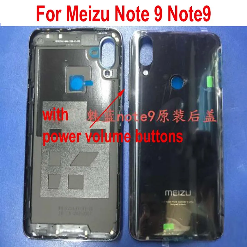 High Quality Battery Back Cover Housing Door Rear Case with Power Volume buttons For Meizu Note 9 Meilan Note9 m923q Phone Parts
High Quality Battery Back Cover Housing Door Rear Case with Power Volume buttons For Meizu Note 9 Meilan Note9 m923q Phone Parts