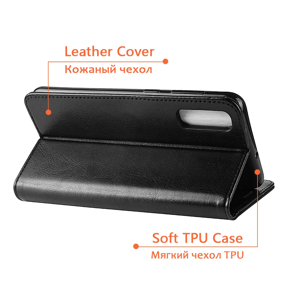 KSAM1192_5_Wallet Leather Case with Card Slots and Stand for Samsung A50 A505 SM-A505F