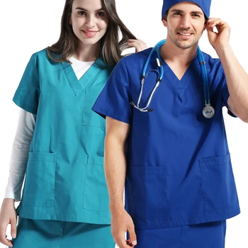 7 Colors Unisex Medical Uniforms Scrubs Sets Nursing Scrubs V Neck Short Sleeve Veterinarian Dentist Workwear Nurse Clothing
7 Colors Unisex Medical Uniforms Scrubs Sets Nursing Scrubs V Neck Short Sleeve Veterinarian Dentist Workwear Nurse Clothing