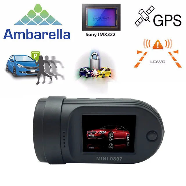 Mini 0807 Car DVR Camera DashCam Mini0807 G-sensor(Upgraded 0805) Amba A7LA50Chip+Parking Monitor+GPS+Dual CardsRecording+OBD-II
Mini 0807 Car DVR Camera DashCam Mini0807 G-sensor(Upgraded 0805) Amba A7LA50Chip+Parking Monitor+GPS+Dual CardsRecording+OBD-II