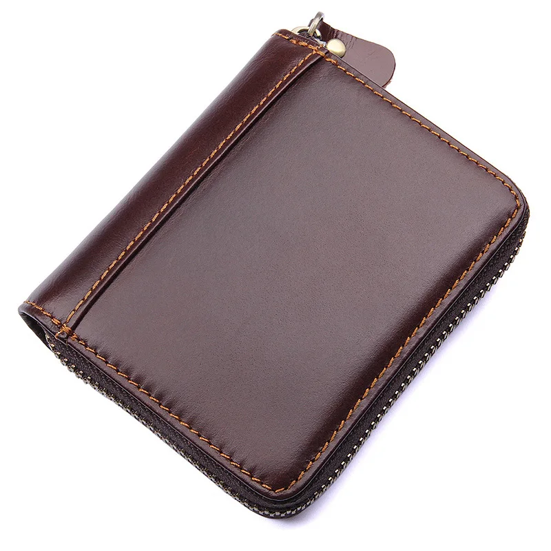 J.M.D New 100% Cowhide Leather Zipper Around Wallet Coffee RFID Blocking Card Holder
J.M.D New 100% Cowhide Leather Zipper Around Wallet Coffee RFID Blocking Card Holder