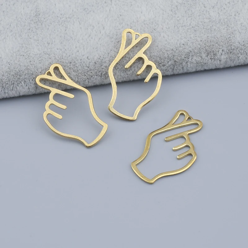 10Pcs Raw Brass Personality Metal Hollow Out Hand Gesture Charms Pendants For Women Fashion Personality Earring Making Findings
10Pcs Raw Brass Personality Metal Hollow Out Hand Gesture Charms Pendants For Women Fashion Personality Earring Making Findings