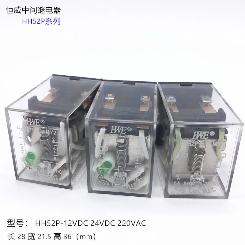 2 шт./лот промежуточное реле HH52P-12VDC HH52P-24VDC 5A 8PIN | Обустройство дома