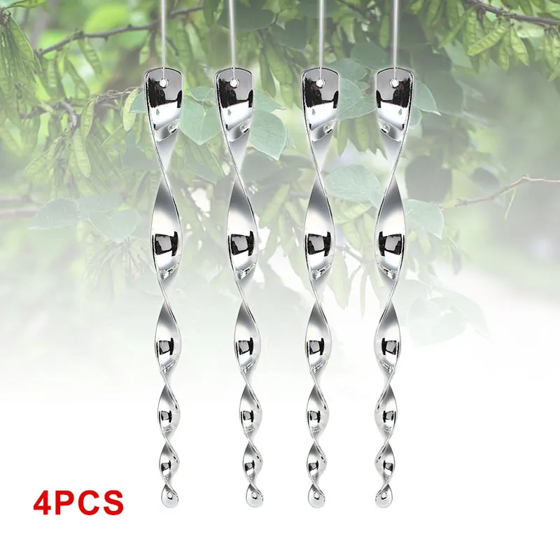 4PCS/Set Plastic Hanging Bird Repellent Scare Rods Yard Bird Repellent Spiral Rods Creative Tree Bird Scarer Outdoors
4PCS/Set Plastic Hanging Bird Repellent Scare Rods Yard Bird Repellent Spiral Rods Creative Tree Bird Scarer Outdoors