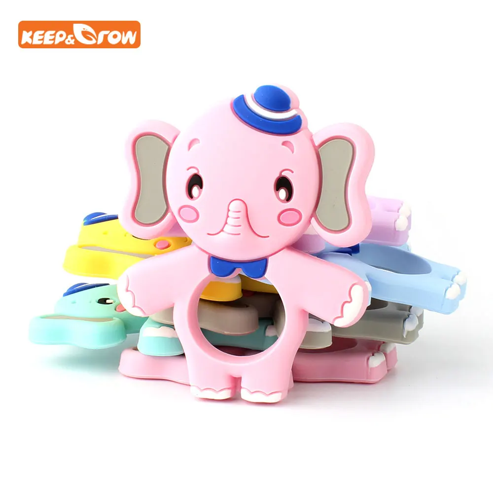 Keep&grow Newest Elephant Silicone Teether BPA Free Baby Nursing Teething Pendant Kid Gift Infant Teethers Animal Baby Products
Keep&grow Newest Elephant Silicone Teether BPA Free Baby Nursing Teething Pendant Kid Gift Infant Teethers Animal Baby Products
