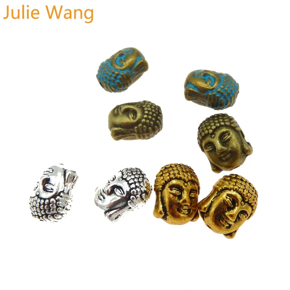 Julie Wang 20 PCS Buddha Head Beads Mixed Color Bracelet Alloy Separated Beads Charms Necklace Pendant Jewelry Making Accessory
Julie Wang 20 PCS Buddha Head Beads Mixed Color Bracelet Alloy Separated Beads Charms Necklace Pendant Jewelry Making Accessory