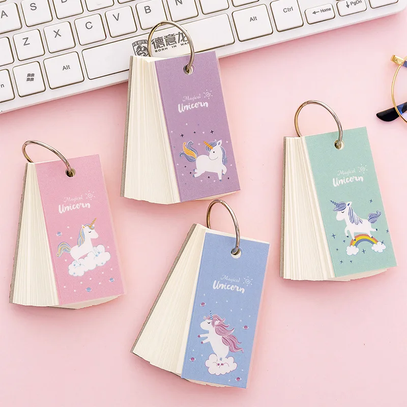 8.5*4cm Pink unicorn Memo note Binder Ring Easy Flip Flash Cards Study Memo Pads iron ring student mini portable word book
8.5*4cm Pink unicorn Memo note Binder Ring Easy Flip Flash Cards Study Memo Pads iron ring student mini portable word book