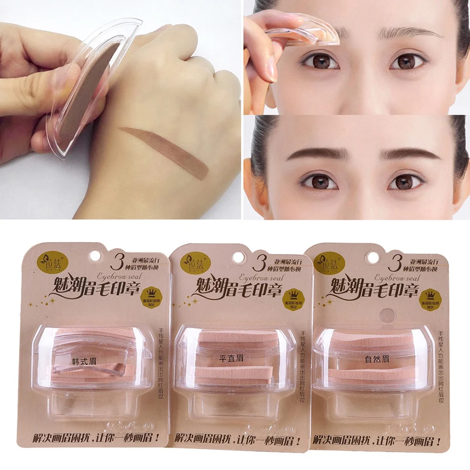 Brand New Fashion Eyebrow Template Stamp Sponge Stencils Eye Makeup Natural Brow Type Cosmetic Puff
Brand New Fashion Eyebrow Template Stamp Sponge Stencils Eye Makeup Natural Brow Type Cosmetic Puff