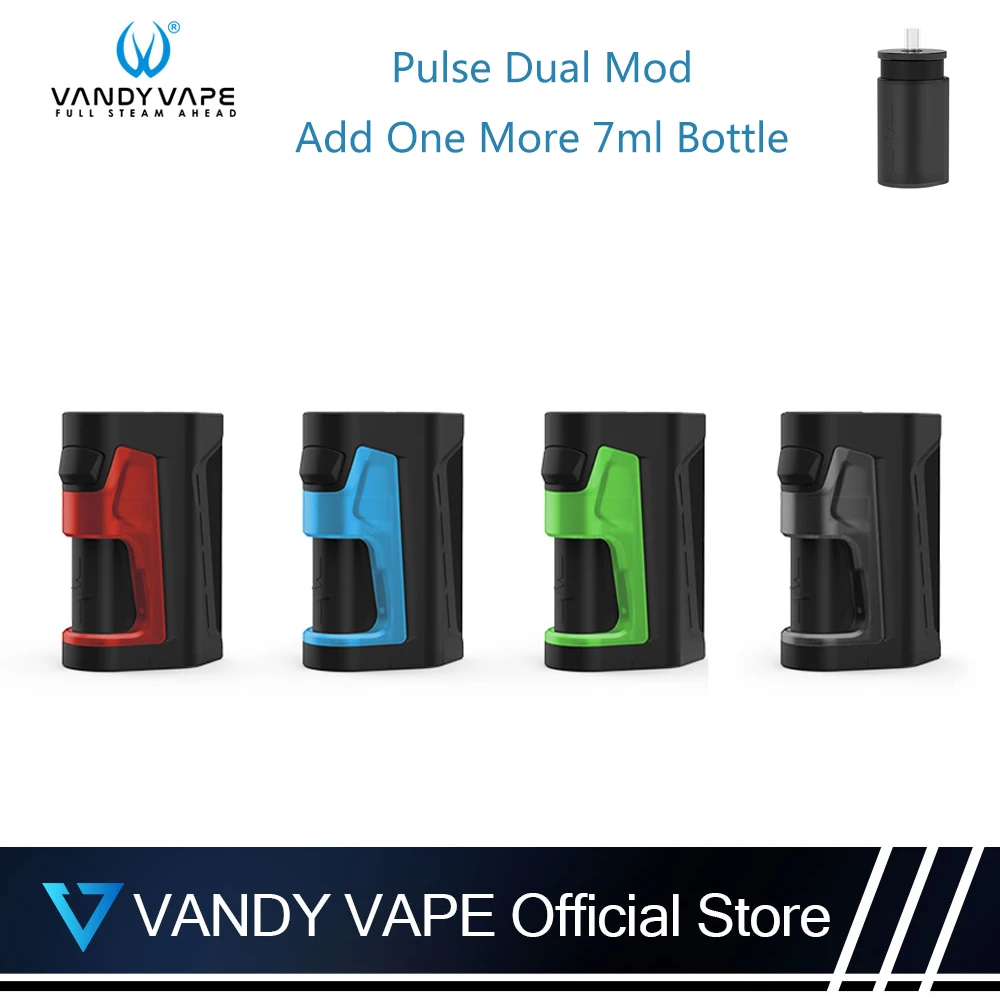 Original Vandy vape Pulse Dual Squonk Mod With One More 7ML Bottle E-Cigarette Smallest Dual Squonk Mod Without 18650 Battery
Original Vandy vape Pulse Dual Squonk Mod With One More 7ML Bottle E-Cigarette Smallest Dual Squonk Mod Without 18650 Battery