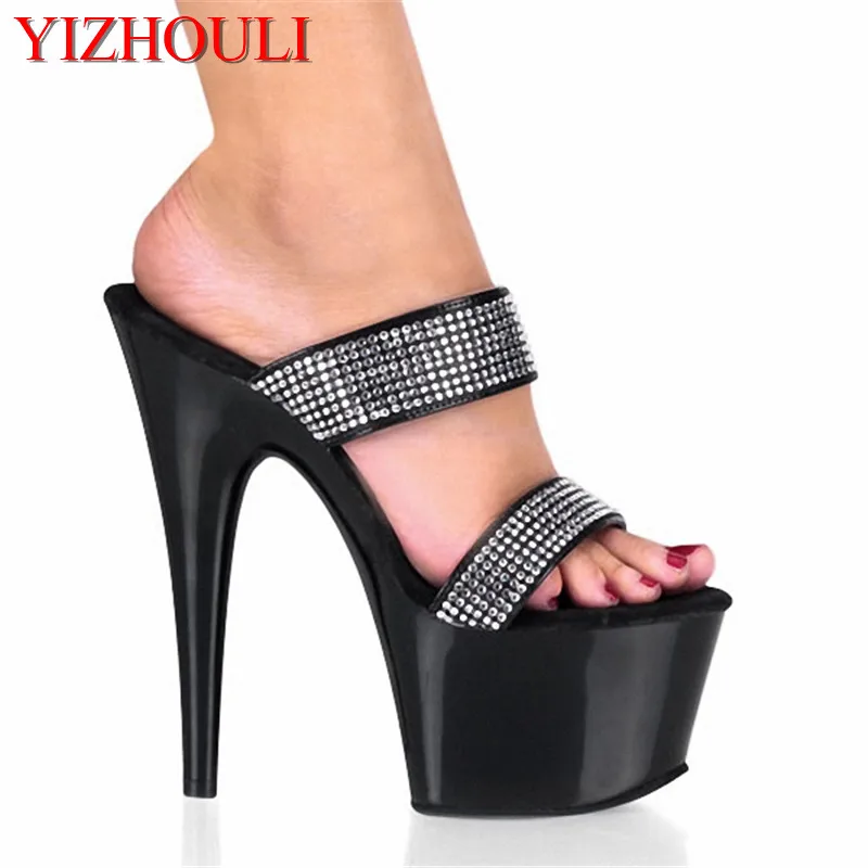 Rome Style Platform Shoes For Women Fashion Rhinestone Ladies Dress Casual Shoe 15cm Sexy High Heel Slippers
Rome Style Platform Shoes For Women Fashion Rhinestone Ladies Dress Casual Shoe 15cm Sexy High Heel Slippers