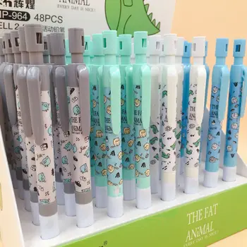 48pcs/1 lot Kawaii Cartoon dinosa press Mechanical Pencils School Office Supply Student Stationery Kids Gift Automatic Pencil
48pcs/1 lot Kawaii Cartoon dinosa press Mechanical Pencils School Office Supply Student Stationery Kids Gift Automatic Pencil