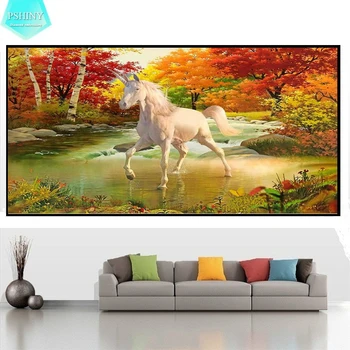 PSHINY 5D DIY Diamond embroidery sale Unicorn animal pictures complete Round rhinestones Diamond Painting new arrival needlework
PSHINY 5D DIY Diamond embroidery sale Unicorn animal pictures complete Round rhinestones Diamond Painting new arrival needlework
