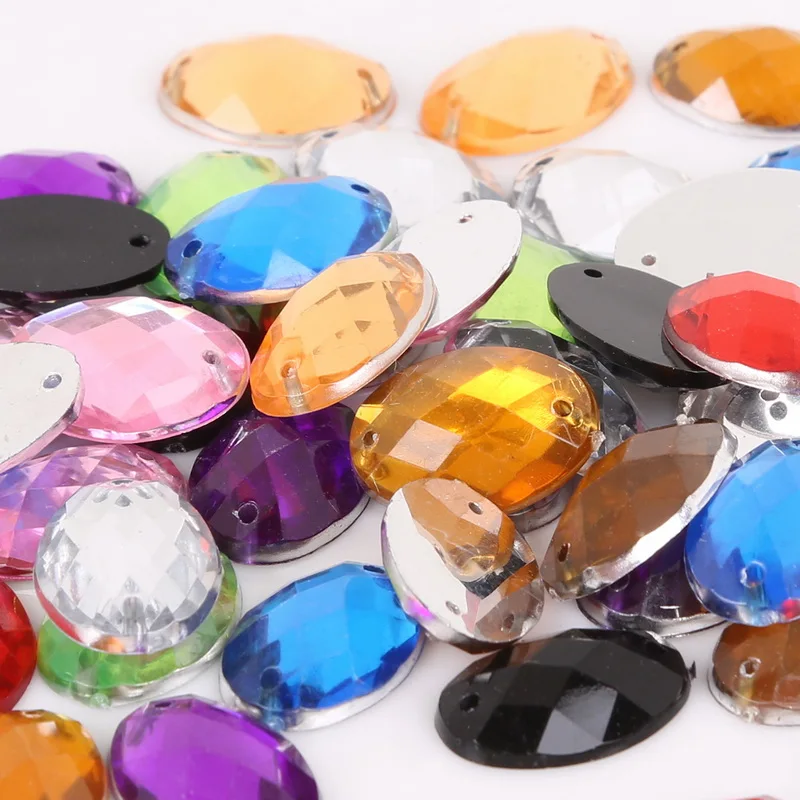 50pcs 13*18mm Sewing Flatback Rhinestones Oval Acrylic Beads Sewing on Strass Crystal Stones For DIY Craft Scrapbook Decoration
50pcs 13*18mm Sewing Flatback Rhinestones Oval Acrylic Beads Sewing on Strass Crystal Stones For DIY Craft Scrapbook Decoration