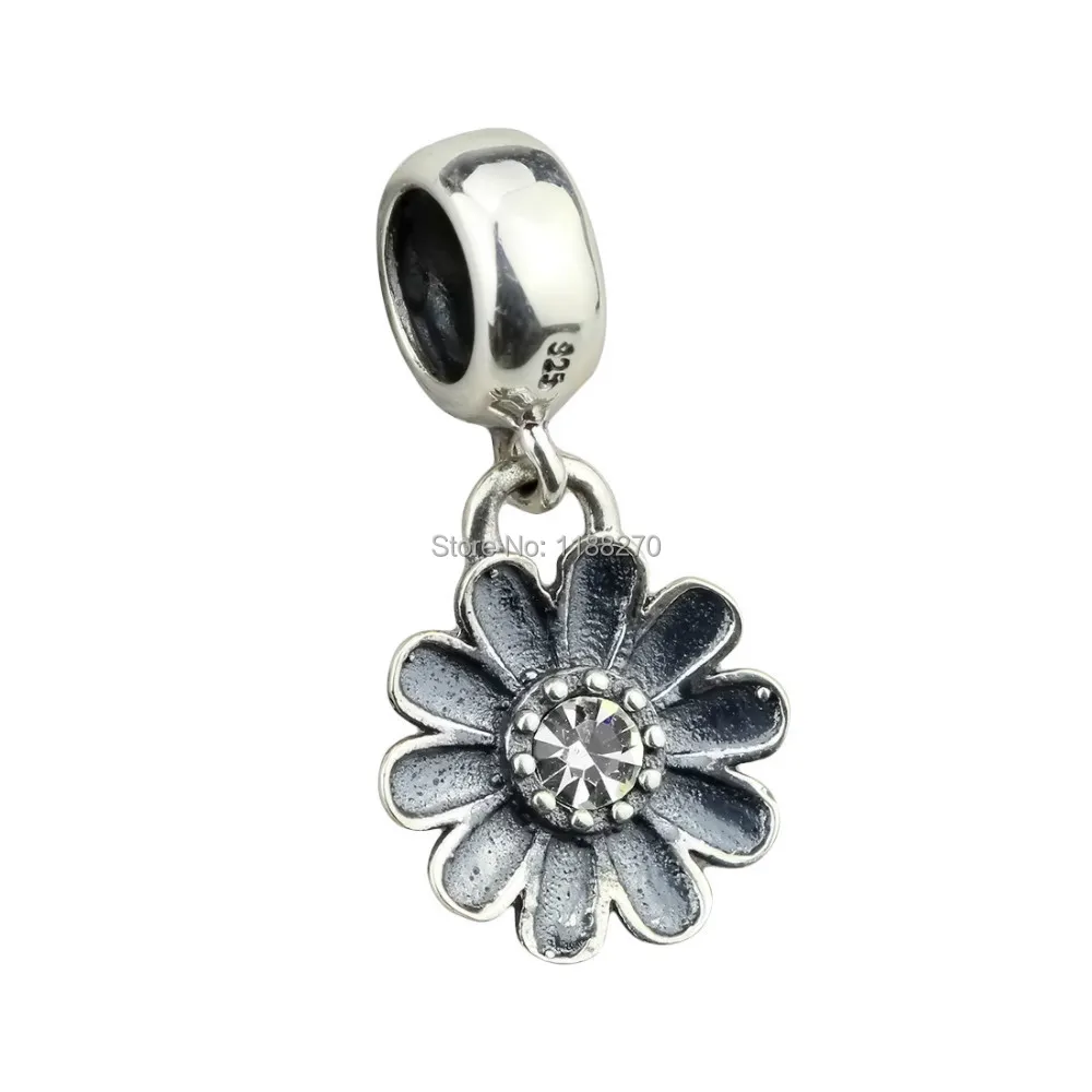 Sterling Silver Charm pendant dangle Sunflower Clear Crystal Heart for European necklace & Bracelet Chain
Sterling Silver Charm pendant dangle Sunflower Clear Crystal Heart for European necklace & Bracelet Chain