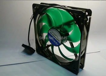 New Blue LED Color 9 Green Leaves 12V 4Pin 120mm x 25mm Mute 12cm DC 12025 Fan For PC Case System Cooling Fan
New Blue LED Color 9 Green Leaves 12V 4Pin 120mm x 25mm Mute 12cm DC 12025 Fan For PC Case System Cooling Fan