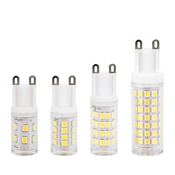 5pcs G9 LED Ceramic Bulb No Flicker 2W 4W 6W 8W 220V SMD2835 Light Replace Halogen For Chandelier Warm White Cold White LED Lamp
5pcs G9 LED Ceramic Bulb No Flicker 2W 4W 6W 8W 220V SMD2835 Light Replace Halogen For Chandelier Warm White Cold White LED Lamp