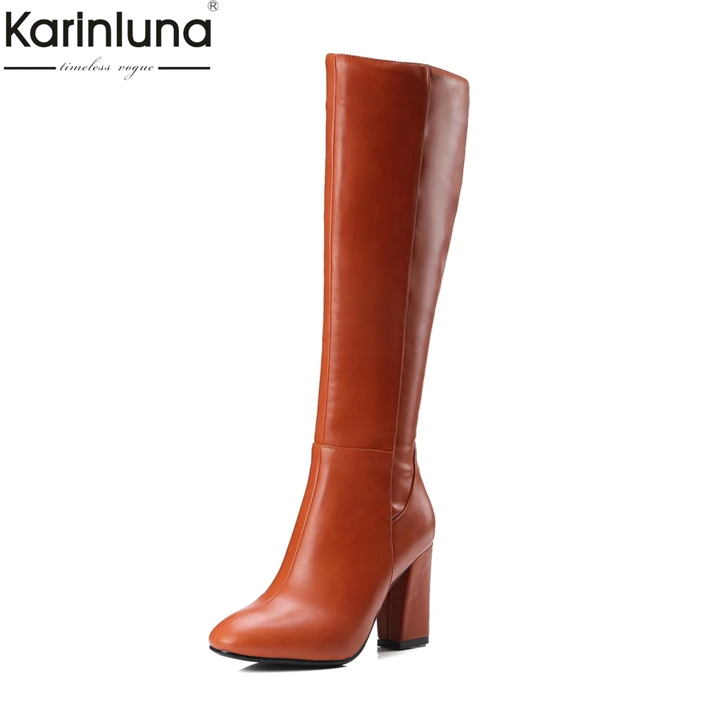 Karinluna 2018 Large Size 33-43 Square Heels Fashion Add Fur Hot Sale Knee High Boots Woman Shoes Zip Up Party Shoes Woman Boots
Karinluna 2018 Large Size 33-43 Square Heels Fashion Add Fur Hot Sale Knee High Boots Woman Shoes Zip Up Party Shoes Woman Boots