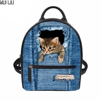 Customized Children School Backpack Jeans Cat Printing Backpack Kids Boys Girls Mini Travel Book Bag Teenager Shoulder Bag
Customized Children School Backpack Jeans Cat Printing Backpack Kids Boys Girls Mini Travel Book Bag Teenager Shoulder Bag